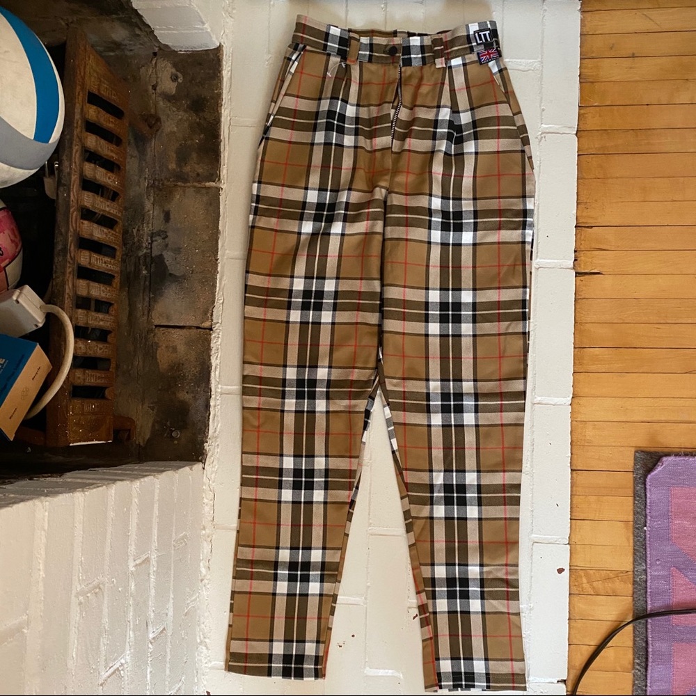 Plaid trousers